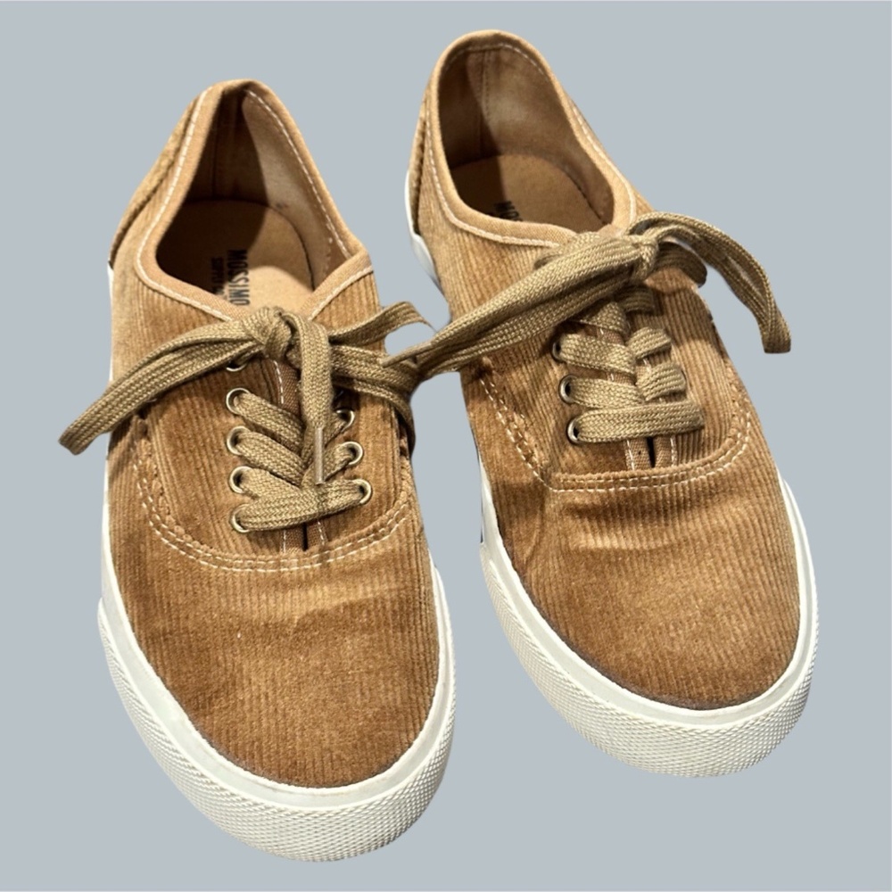mossimo corduroy Brown Women’s Shoes fall size 7 lace up sneakers tan